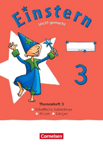 Buchcover und Innenansicht für das Buch: Einstern Mathematik 03 Leicht gemacht. Themenheft 3 - Verbrauchsmaterial
