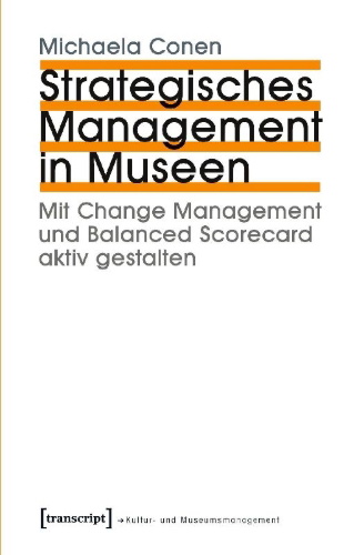 Buchcover und Innenansicht für das Buch: Strategisches Management in Museen
