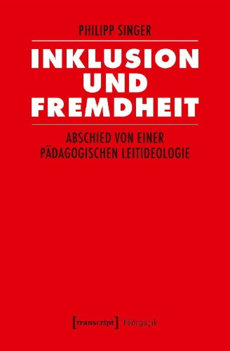 Buchcover und Innenansicht für das Buch: Inklusion und Fremdheit