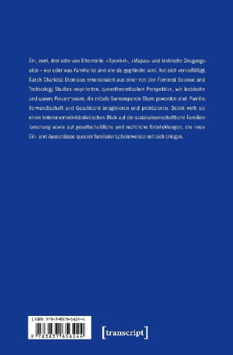 Buchcover und Innenansicht für das Buch: Queere Praktiken der Reproduktion
