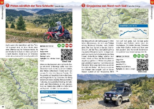 Buchcover und Innenansicht für das Buch: Offroad Atlas - Best of 2026