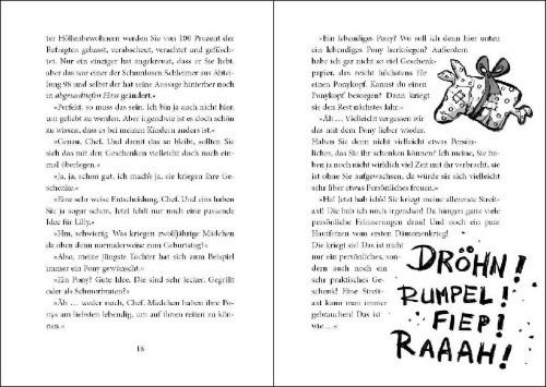 Buchcover und Innenansicht für das Buch: Luzifer junior (Band 8) - Ein Geschenk der Hölle