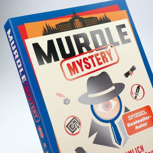 Buchcover und Innenansicht für das Buch: MURDLE: THE SCHOOL OF MYSTERY