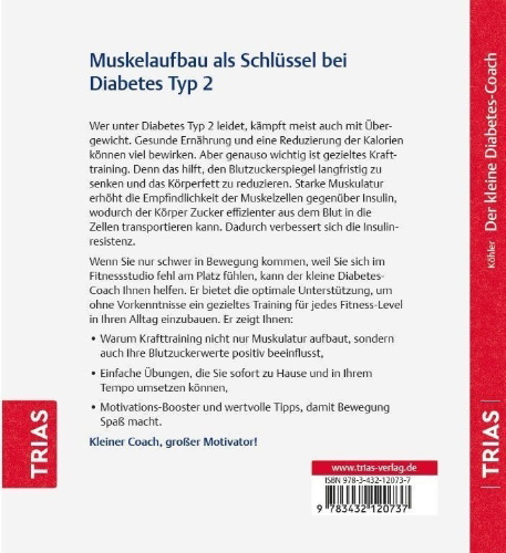 Buchcover und Innenansicht für das Buch: Der kleine Diabetes-Coach