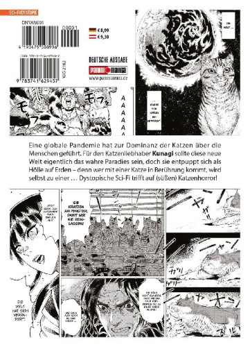 Buchcover und Innenansicht für das Buch: Night of the Living Cat 01 - Alles wird verkatzt