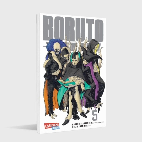 Buchcover und Innenansicht für das Buch: Boruto -Two Blue Vortex-