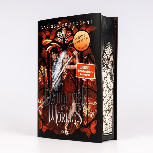 Buchcover und Innenansicht für das Buch: Broadbent, C: Daughter of No Worlds (War of Lost Hearts 1)