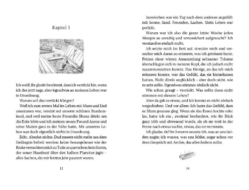 Buchcover und Innenansicht für das Buch: Emily Windsnap and the Siren's Secret