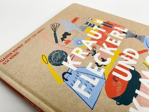 Buchcover und Innenansicht für das Buch: Krautfleckerl & Kimchi