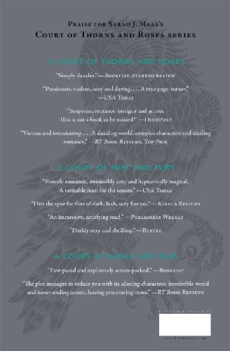 Buchcover und Innenansicht für das Buch: A Court of Mist and Fury