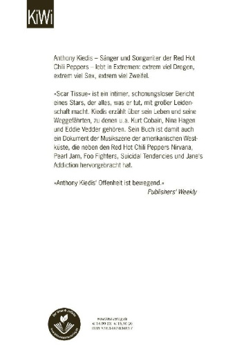 Buchcover und Innenansicht für das Buch: Scar Tissue (Give it Away)