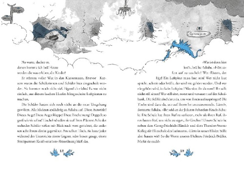 Buchcover und Innenansicht für das Buch: Luftpiraten