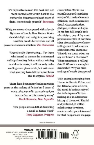 Buchcover und Innenansicht für das Buch: How Fiction Works