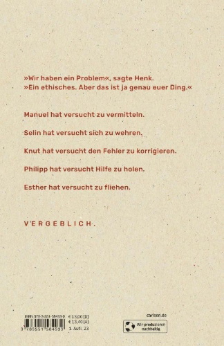 Buchcover und Innenansicht für das Buch: WEIL.