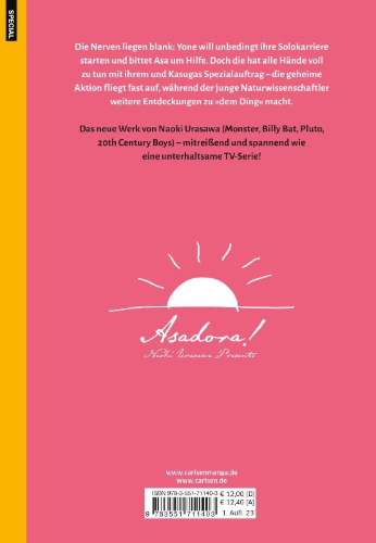 Buchcover und Innenansicht für das Buch: Asadora!
