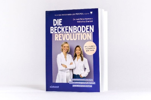 Buchcover und Innenansicht für das Buch: Die Beckenboden-Revolution