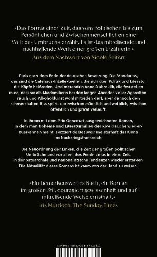 Buchcover und Innenansicht für das Buch: Les mandarins