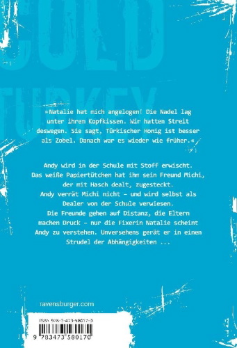 Buchcover und Innenansicht für das Buch: Cold Turkey