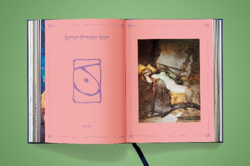 Buchcover und Innenansicht für das Buch: Masterpieces of Fantasy Art