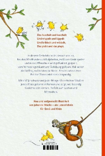 Buchcover und Innenansicht für das Buch: James' Tierleben