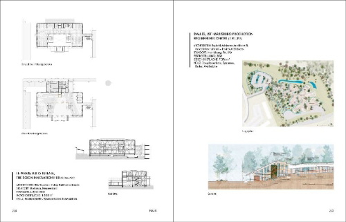Buchcover und Innenansicht für das Buch: Neue Holzarchitektur