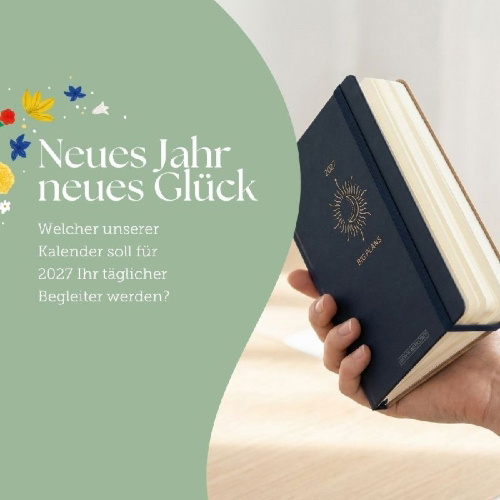 Buchcover und Innenansicht für das Buch: Terminplaner Lederlook 2027 Schwarz