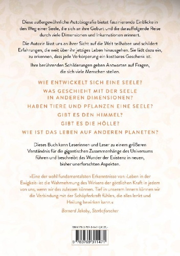 Buchcover und Innenansicht für das Buch: Leben in der Ewigkeit