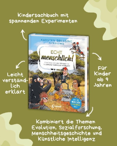 Buchcover und Innenansicht für das Buch: Echt menschlich!