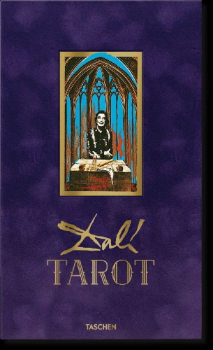 Buchcover und Innenansicht für das Buch: Dalí. Tarot