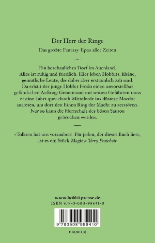 Buchcover und Innenansicht für das Buch: The Lord of the Rings1. The Fellowship of the Rings
