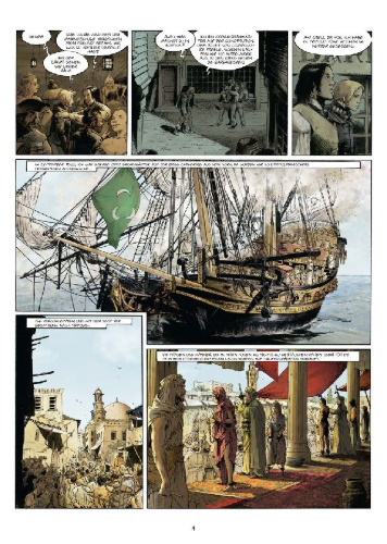 Buchcover und Innenansicht für das Buch: USS Constitution. Band 1