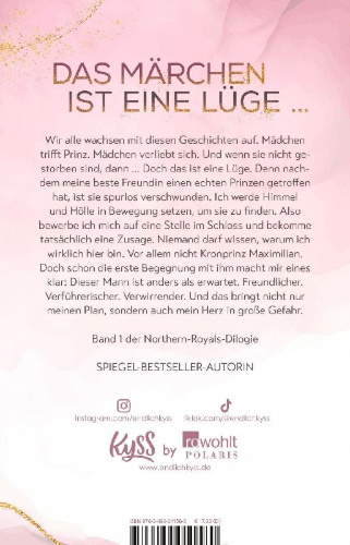 Buchcover und Innenansicht für das Buch: Dark Cinderella