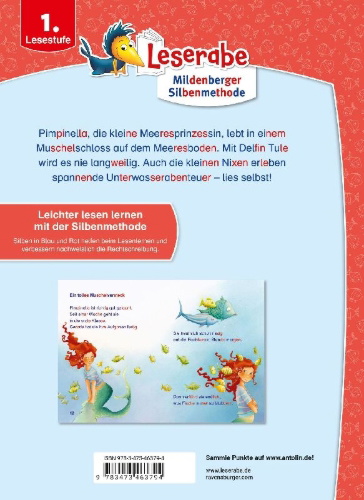 Buchcover und Innenansicht für das Buch: Leserabe Sonderausgaben - Geschichten von Meermädchen - Silbe für Silbe lesen lernen