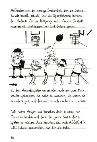 Buchcover und Innenansicht für das Buch: Diary of a Wimpy Kid - Big Shot