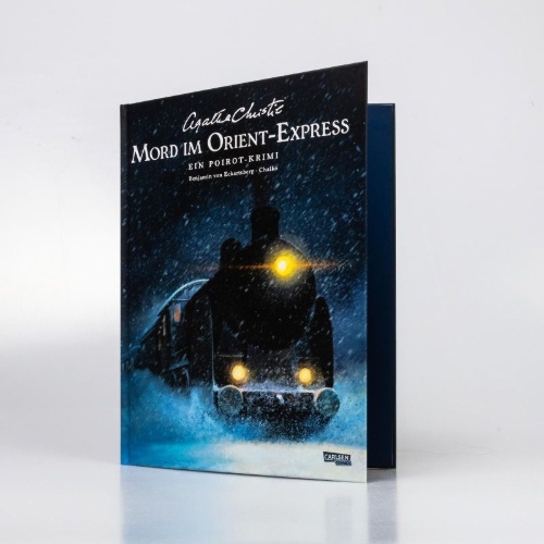 Buchcover und Innenansicht für das Buch: Agatha Christie Classics: Mord im Orient-Express