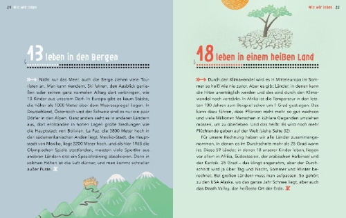 Buchcover und Innenansicht für das Buch: 100 Kinder