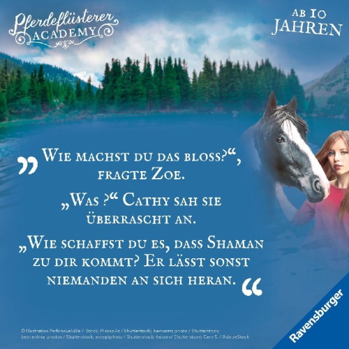 Buchcover und Innenansicht für das Buch: Pferdeflüsterer-Academy, Band 4: Verletztes Vertrauen