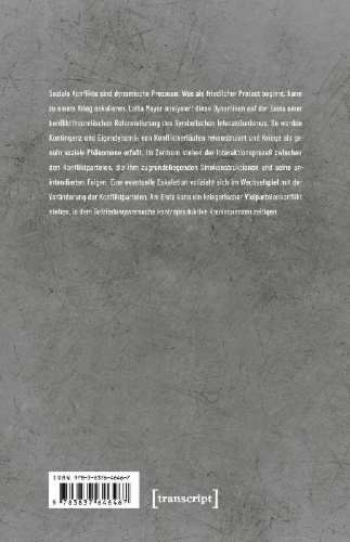 Buchcover und Innenansicht für das Buch: Konfliktdynamiken - Kriegsdynamiken