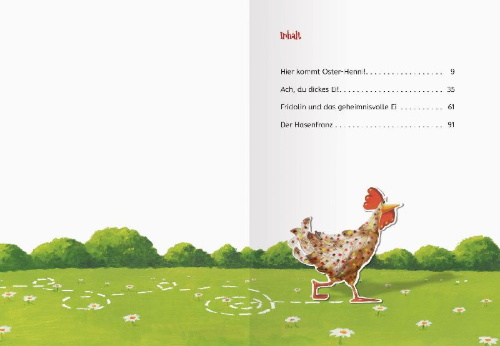 Buchcover und Innenansicht für das Buch: Frohe Ostern! - Die schönsten Vorlesegeschichten