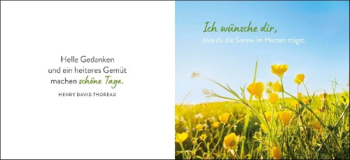 Buchcover und Innenansicht für das Buch: Was ich dir wünsche zum Geburtstag
