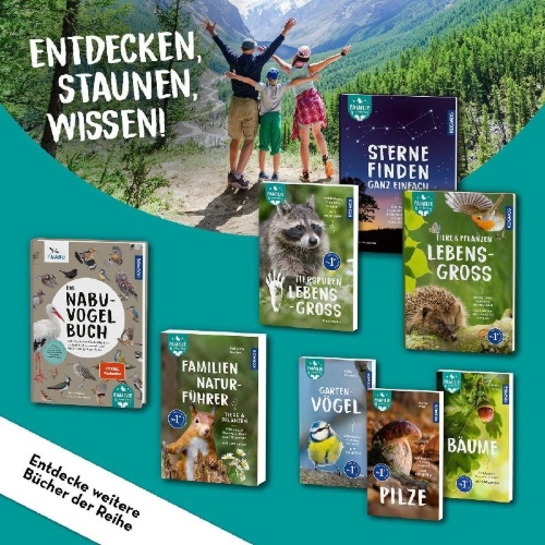 Buchcover und Innenansicht für das Buch: Das NABU-Vogelbuch