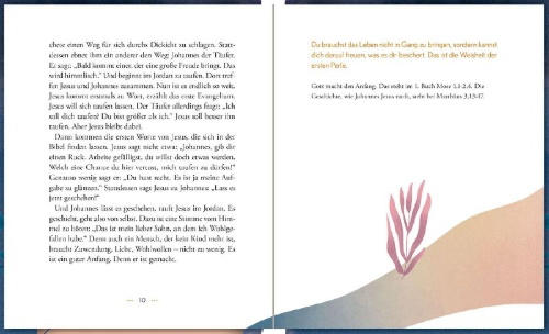 Buchcover und Innenansicht für das Buch: Leuchte. Wachse. Gehe deinen Weg.