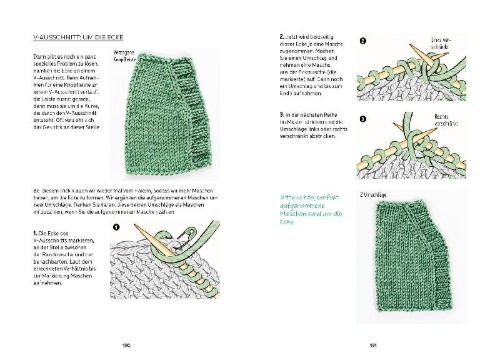 Buchcover und Innenansicht für das Buch: Patty Lyons' Wundertüte der Stricktricks