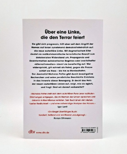 Buchcover und Innenansicht für das Buch: Die neue autoritäre Linke