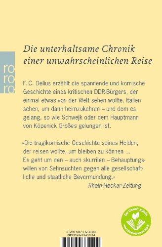 Buchcover und Innenansicht für das Buch: Der Spaziergang von Rostock nach Syrakus