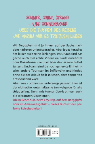 Buchcover und Innenansicht für das Buch: Lieber im Meer schwimmen als in Arbeit untergehen