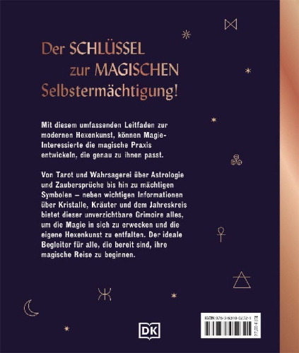 Buchcover und Innenansicht für das Buch: Die Magie der Hexenkunst