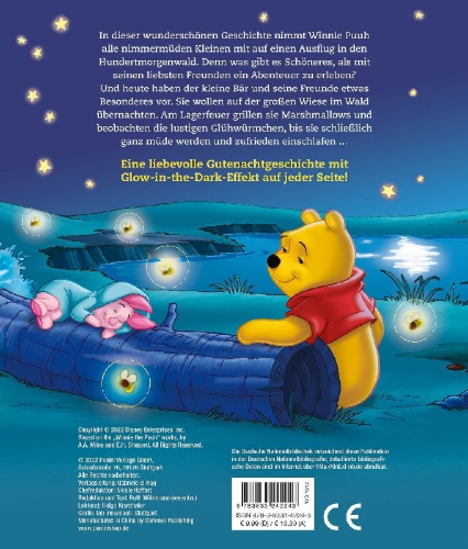 Buchcover und Innenansicht für das Buch: Disney Winnie Puuh: Gute Nacht, Winnie Puuh!