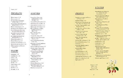 Buchcover und Innenansicht für das Buch: Das Gartenkochbuch