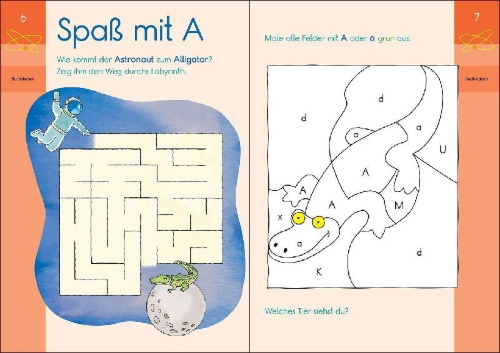 Buchcover und Innenansicht für das Buch: Brain Quest Workbook - Kindergarten